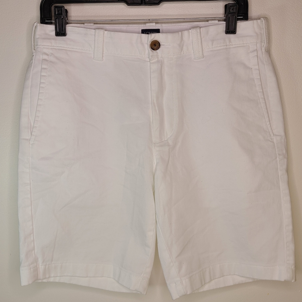 25-3 J. Crew Classic White Shorts NWOT